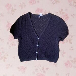 Witchy Cottagecore Knit Crop Top